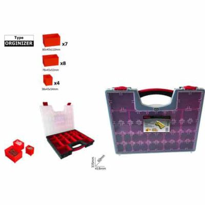 אורגיניזר צר לברגים נשלף