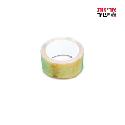 גליל דבק PVC שקוף ברוחב ''2 - 60 מטר אורך