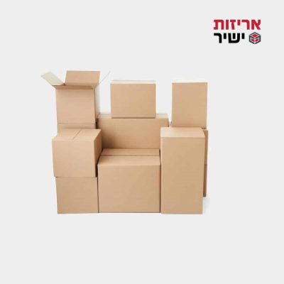 חבילת מעבר דירה לארבעה חדרים סילבר (60 קרטונים)