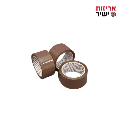 גליל דבק חום פוליפרופילן "2 – 60 מטר אורך