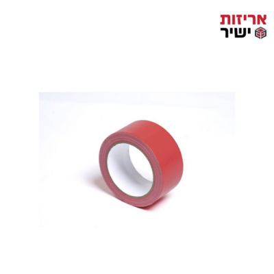 גליל דבק חבלה (גאפה) אדום ברוחב ''2 - 25 מטר אורך