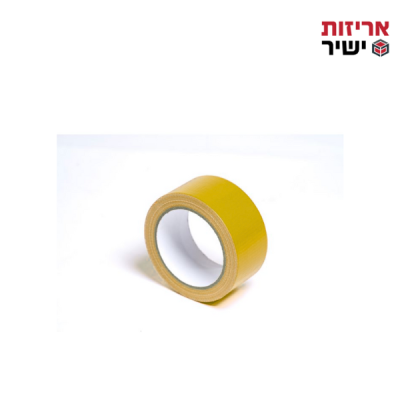 גליל דבק חבלה (גאפה) צהוב ברוחב ''2 - 25 מטר אורך